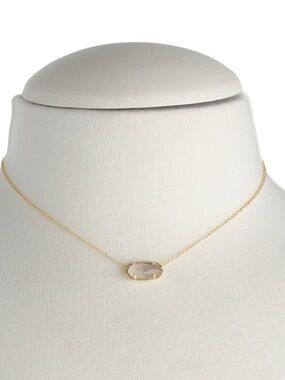 Kendra Scott Elisa Slate Cats Eye Necklace